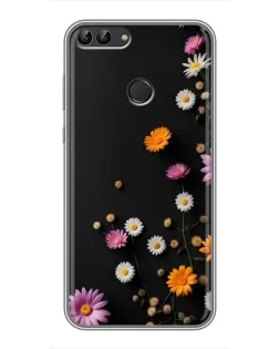 Чехол для Huawei Honor 9 Lite с картинкой «Цветочная композиция»
