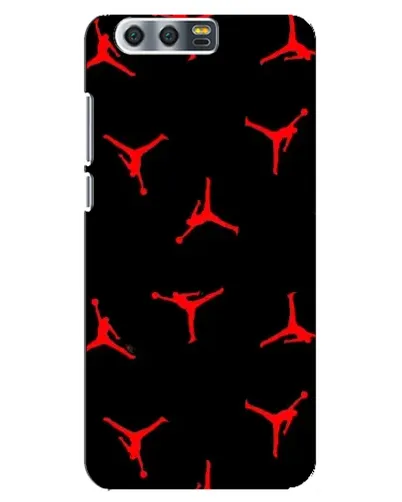 Чехол для Huawei Honor 9 (Glory 9, STF) с картинкой «Jordan Red Pattern»