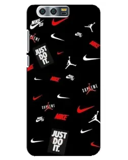 Чехол для Huawei Honor 9 (Glory 9, STF) с картинкой «Nike Mix Pattern» Чехол для Huawei Honor 9 (Glory 9, STF) с картинкой «Nike Mix Pattern»