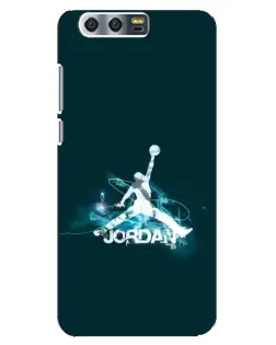 Чехол для Huawei Honor 9 (Glory 9, STF) с картинкой «Jordan Blue Fire» Чехол для Huawei Honor 9 (Glory 9, STF) с картинкой «Jordan Blue Fire»