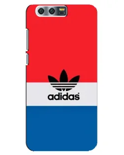 Чехол для Huawei Honor 9 (Glory 9, STF) с картинкой «Ретро блоки Adidas»