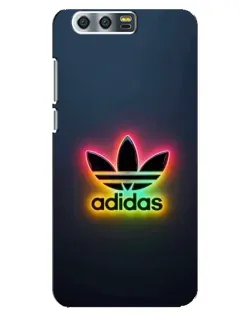 Чехол для Huawei Honor 9 (Glory 9, STF) с картинкой «Неоновый Adidas»