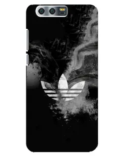 Чехол для Huawei Honor 9 (Glory 9, STF) с картинкой «Абстрактный дым Adidas»