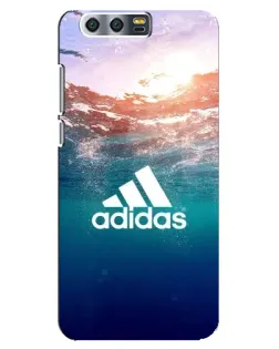 Чехол для Huawei Honor 9 (Glory 9, STF) с картинкой «Океанская глубина адидас»