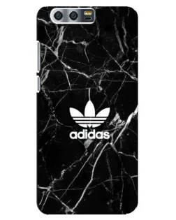 Чехол для Huawei Honor 9 (Glory 9, STF) с картинкой «Белый мрамор Adidas»