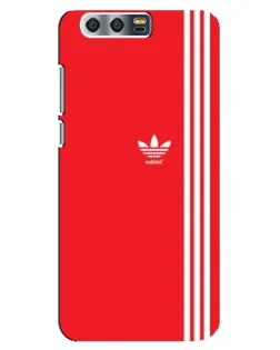 Чехол для Huawei Honor 9 (Glory 9, STF) с картинкой «Красный минимализм Adidas»