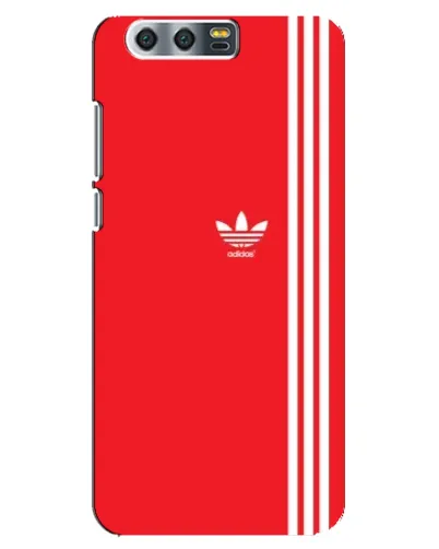 Чехол для Huawei Honor 9 (Glory 9, STF) с картинкой «Красный минимализм Adidas»