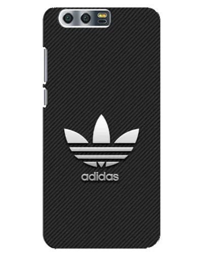 Чехол для Huawei Honor 9 (Glory 9, STF) с картинкой «Adidas Карбоновая текстура»