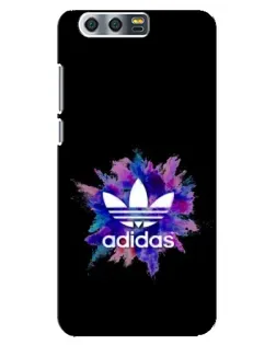 Чехол для Huawei Honor 9 (Glory 9, STF) с картинкой «Взрыв красок Adidas»