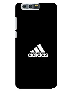 Чехол для Huawei Honor 9 (Glory 9, STF) с картинкой «Черная классика Adidas»