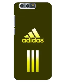 Чехол для Huawei Honor 9 (Glory 9, STF) с картинкой «Оливковый градиент Adidas»
