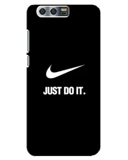 Чехол для Huawei Honor 9 (Glory 9, STF) с картинкой «Классический принт Nike»