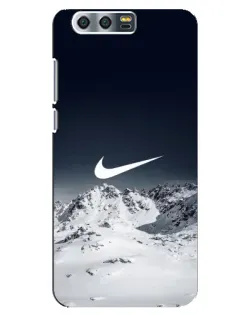 Чехол для Huawei Honor 9 (Glory 9, STF) с картинкой «Nike — зимние горы»