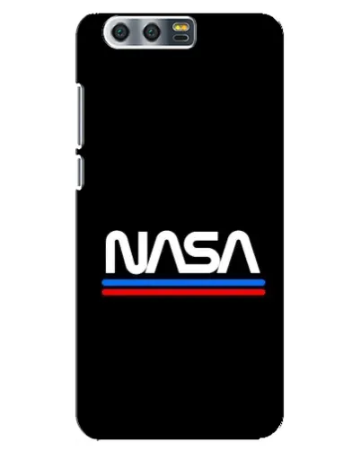 Чехол для Huawei Honor 9 (Glory 9, STF) с картинкой «NASA — классика Red Blue»