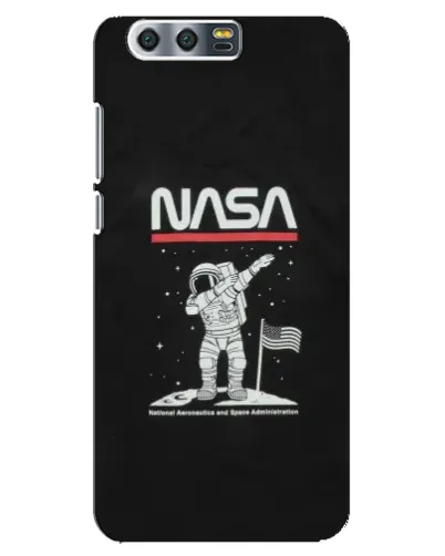 Чехол для Huawei Honor 9 (Glory 9, STF) с картинкой «NASA — шагаем по Луне»