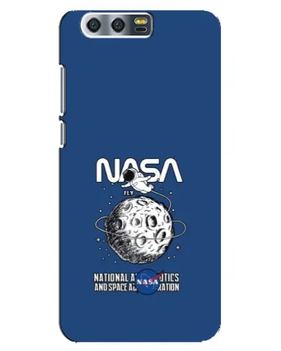 Чехол для Huawei Honor 9 (Glory 9, STF) с картинкой «NASA — лунная миссия»