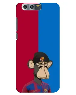 Чехол для Huawei Honor 9 (Glory 9, STF) с картинкой «Bored Ape — фанат Барсы» Чехол для Huawei Honor 9 (Glory 9, STF) с картинкой «Bored Ape — фанат Барсы»
