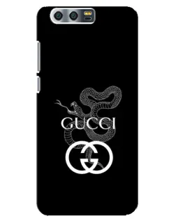 Чехол для Huawei Honor 9 (Glory 9, STF) с картинкой «Gucci — серебряная змея» Чехол для Huawei Honor 9 (Glory 9, STF) с картинкой «Gucci — серебряная змея»