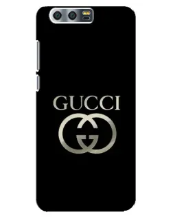 Чехол для Huawei Honor 9 (Glory 9, STF) с картинкой «Gucci — золото на черном» Чехол для Huawei Honor 9 (Glory 9, STF) с картинкой «Gucci — золото на черном»