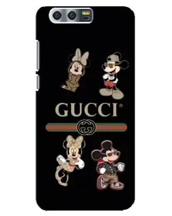 Чехол для Huawei Honor 9 (Glory 9, STF) с картинкой «Gucci — герои Disney и монограмма» Чехол для Huawei Honor 9 (Glory 9, STF) с картинкой «Gucci — герои Disney и монограмма»