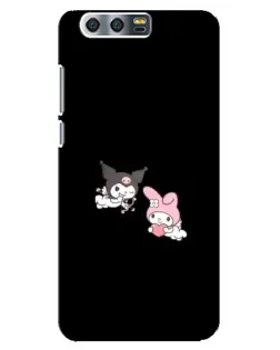 Чехол для Huawei Honor 9 (Glory 9, STF) с картинкой «My Melody и Kuromi»
