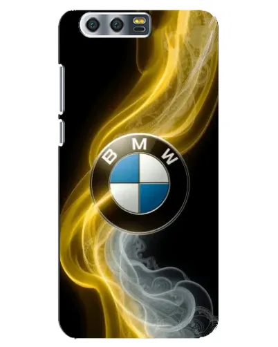 Чехол для Huawei Honor 9 (Glory 9, STF) с картинкой «Золотистый дым BMW»