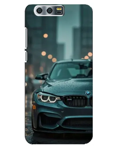 Чехол для Huawei Honor 9 (Glory 9, STF) с картинкой «BMW в огнях города»