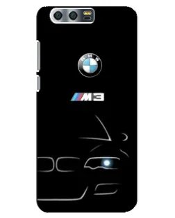 Чехол для Huawei Honor 9 (Glory 9, STF) с картинкой «Минималистичный принт BMW M3»