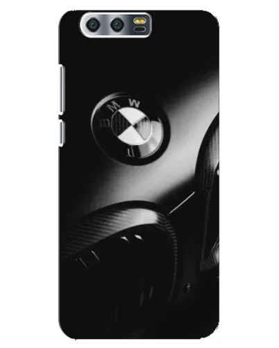 Чехол для Huawei Honor 9 (Glory 9, STF) с картинкой «Эмблема BMW — макро»