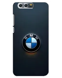 Чехол для Huawei Honor 9 (Glory 9, STF) с картинкой «Логотип BMW — минимализм»