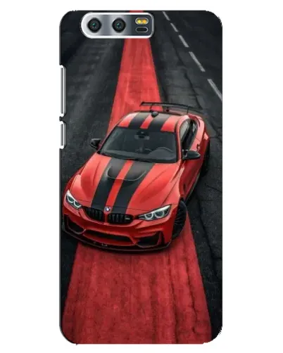 Чехол для Huawei Honor 9 (Glory 9, STF) с картинкой «BMW на красной дорожке»