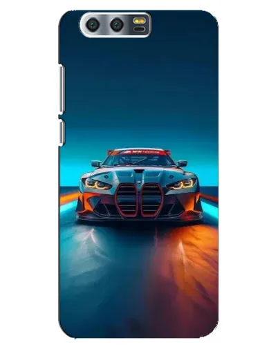 Чехол для Huawei Honor 9 (Glory 9, STF) с картинкой «BMW — огни неона» Чехол для Huawei Honor 9 (Glory 9, STF) с картинкой «BMW — огни неона»