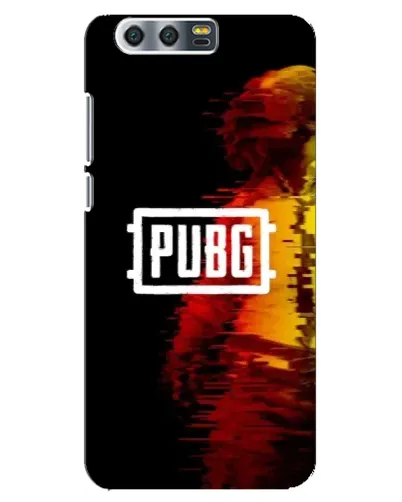 Чехол для Huawei Honor 9 (Glory 9, STF) с картинкой «Яркий логотип PUBG»