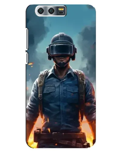 Чехол для Huawei Honor 9 (Glory 9, STF) с картинкой «PUBG — реалистичный герой»