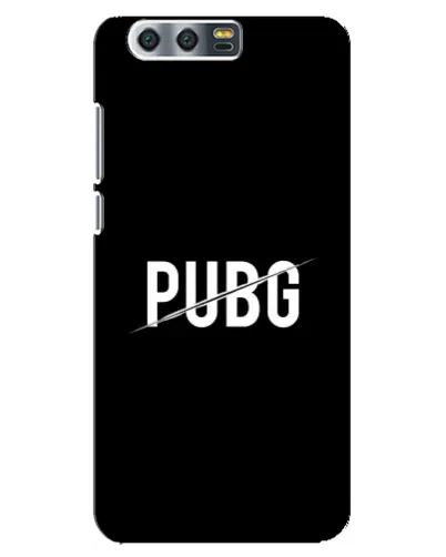 Чехол для Huawei Honor 9 (Glory 9, STF) с картинкой «PUBG — белый логотип»