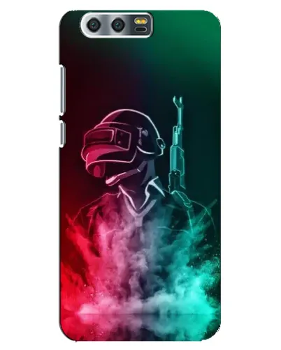 Чехол для Huawei Honor 9 (Glory 9, STF) с картинкой «PUBG — огненный воин»