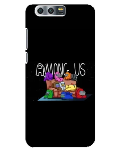 Чехол для Huawei Honor 9 (Glory 9, STF) с картинкой «Логотип Among Us» Чехол для Huawei Honor 9 (Glory 9, STF) с картинкой «Логотип Among Us»