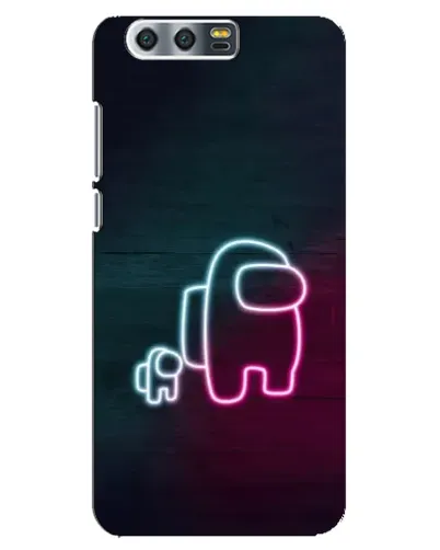 Чехол для Huawei Honor 9 (Glory 9, STF) с картинкой «Among Us неон-арт» Чехол для Huawei Honor 9 (Glory 9, STF) с картинкой «Among Us неон-арт»