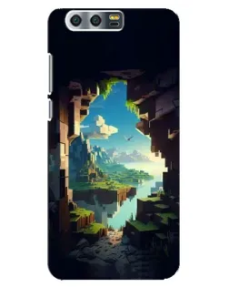 Чехол для Huawei Honor 9 (Glory 9, STF) с картинкой «Вид из пещеры»