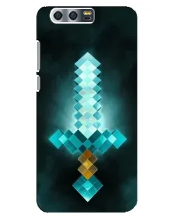 Чехол для Huawei Honor 9 (Glory 9, STF) с картинкой «Алмазный меч неон»