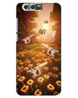 Чехол для Huawei Honor 9 (Glory 9, STF) с картинкой «Поле подсолнухов»