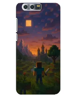 Чехол для Huawei Honor 9 (Glory 9, STF) с картинкой «Стив у башни»