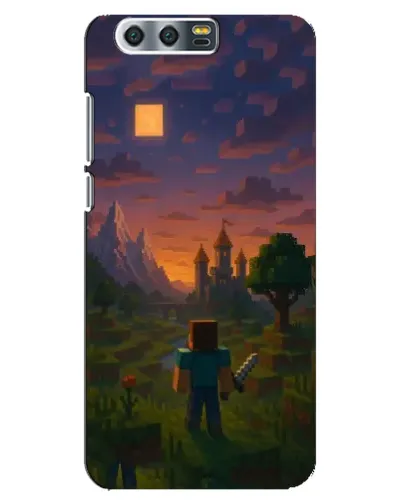 Чехол для Huawei Honor 9 (Glory 9, STF) с картинкой «Стив у башни»