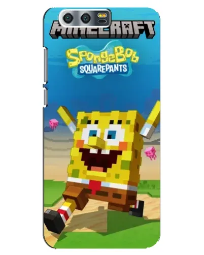 Чехол для Huawei Honor 9 (Glory 9, STF) с картинкой «Губка Боб Minecraft» Чехол для Huawei Honor 9 (Glory 9, STF) с картинкой «Губка Боб Minecraft»