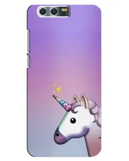 Чехол для Huawei Honor 9 (Glory 9, STF) с картинкой «Единорог градиент»