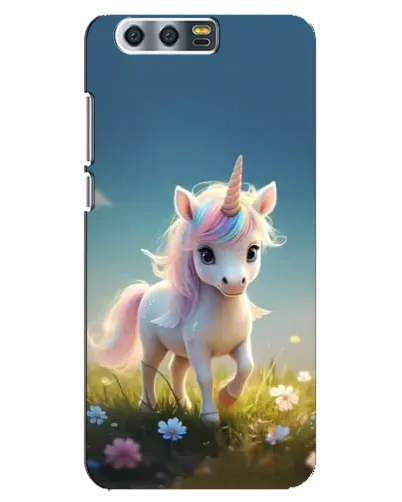 Чехол для Huawei Honor 9 (Glory 9, STF) с картинкой «Единорог на поляне» Чехол для Huawei Honor 9 (Glory 9, STF) с картинкой «Единорог на поляне»
