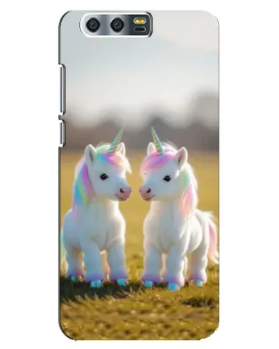 Чехол для Huawei Honor 9 (Glory 9, STF) с картинкой «Пара единорогов» Чехол для Huawei Honor 9 (Glory 9, STF) с картинкой «Пара единорогов»