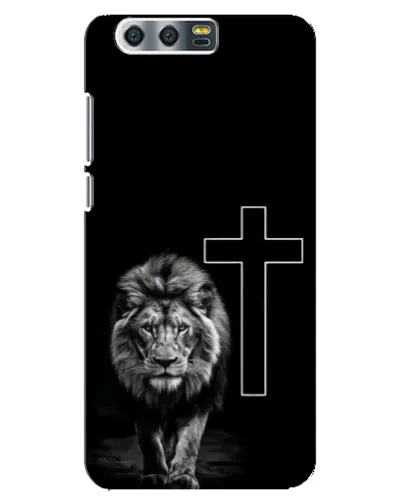 Чехол для Huawei Honor 9 (Glory 9, STF) с картинкой «Лев и Крест»