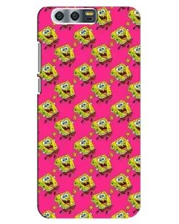 Чехол для Huawei Honor 9 (Glory 9, STF) с картинкой «Розовый паттерн»