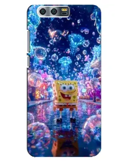 Чехол для Huawei Honor 9 (Glory 9, STF) с картинкой «Неоновый океан»